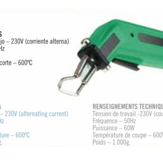 Professional rope cutting heatgun