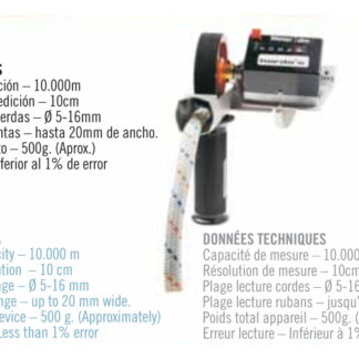 Appareil de mesure de corde professionnel (Kordas Cuentametros)