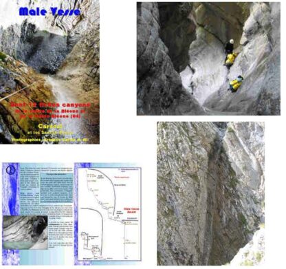 Male Vesse (dont 12 fiches canyons de la vallée de la Bléone et de la Haute-Bléone)