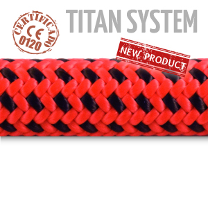 Static rope Kordas FINA 9.5 mm (Titan system)