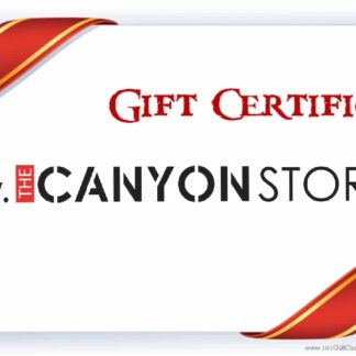 Gift certificate The Canyon Store