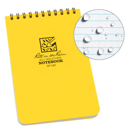 R558101 Rite in the Rain All-Weather Notebook (Medium), 15,5 x 10,5 cm, 93 g