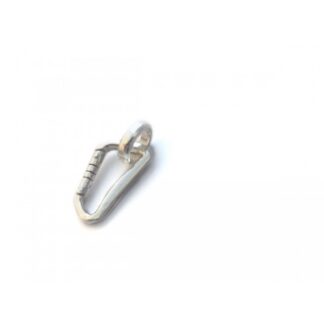 FIXE059 pendant with carabiner, sterling silver