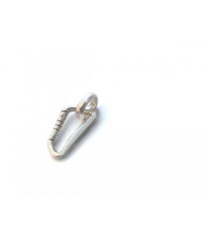 FIXE059 pendant with carabiner, sterling silver