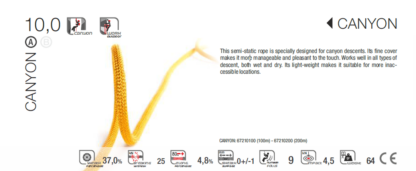 Fixe Canyon 10mm semi-static rope (67210100)