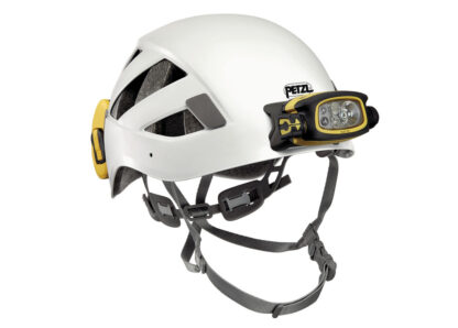 Petzl DUO Z2 shown on BOREO CAVING helmet