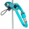 Kong Duck (cyan) rope clamp