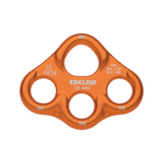 Edelrid Mini Rig - Petit multiplicateur léger en aluminium pour étendre un point d’ancrage. 