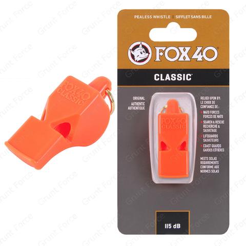 Orange Fox® 40 Three Chamber Pea-Less Whistle – KEY-BAK