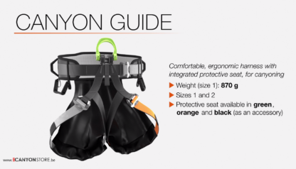 petzl canyon guide harness - new 2020