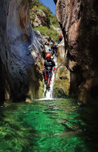 Canyoning auf der Insel Kythira