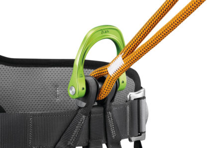 Petzl Dual Canyon Guide lanyard: Attaches directly to the pin of the gated attachment point on the CANYON GUIDE harness.