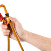 Petzl DUAL CANYON GUIDE leeflijn -- Verstelbare arm is snel en gemakkelijk te verlengen / verkorten, dankzij de ergonomische ADJUST-kabelversteller.