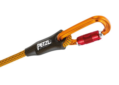 Petzl Dual Canyon Guide - Plastic sheaths at the arm ends help protect stitching from abrasion.