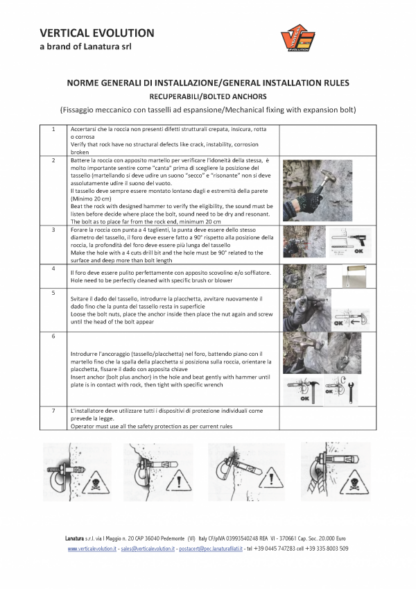 Vertical Evolution "ALL" anchorplate